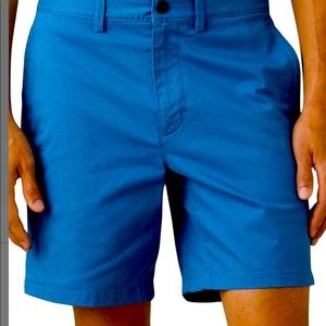 PraNa blue waters organic cotton westover shorts NWT size 38 with zip pocket